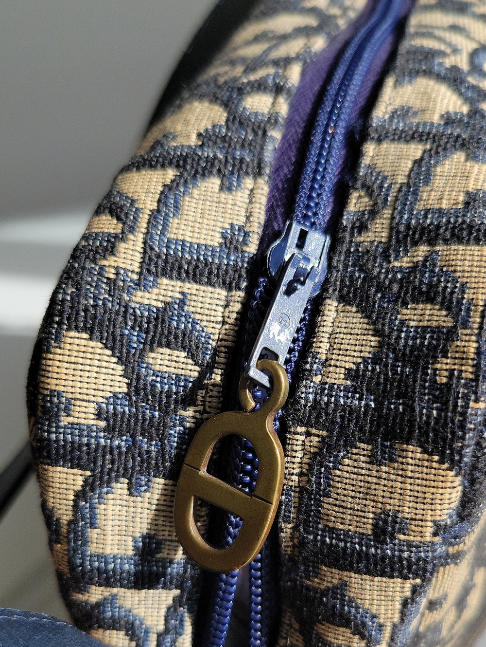 Vintage Christian Dior Oblique Jacquard Shoulder Bag - Picture 10 of 16